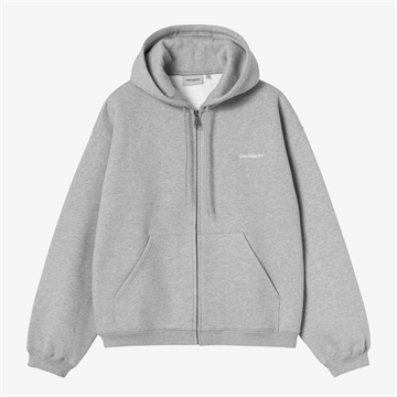 Carhartt WIP Hooded Ebbert Jacket Grey Heather / White